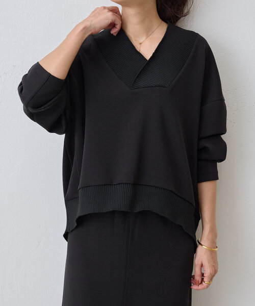 新品未使用♡ビアズリー♡トップス♡ BEARDSLEY（ビアズリー） 長袖カットソー FREE ブラック レディース