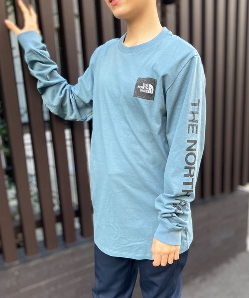 THE NORTH FACE（ザ ノースフェイス） 長袖Tシャツ M グレイッシュ