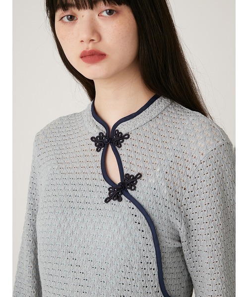 「LILY BROWN」 長袖ワンピース 1 ベージュ レディース_画像5