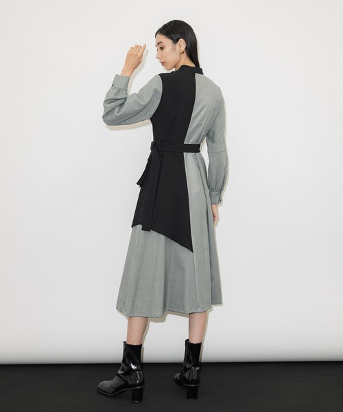 「UNITED TOKYO」 長袖ワンピース 1 ベージュ レディース_6
