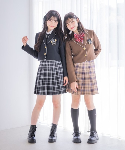 「repipi armario」 「KIDS」テーラードジャケット MEDIUM ブラウン キッズ_画像3