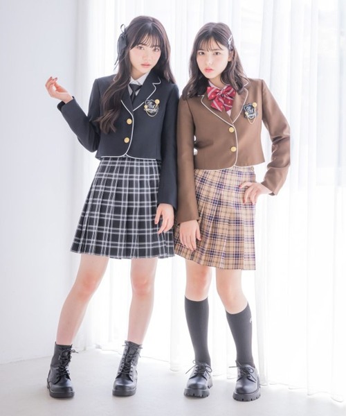 「repipi armario」 「KIDS」テーラードジャケット MEDIUM ブラウン キッズ_画像7