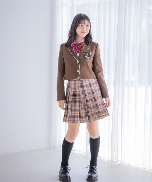 「repipi armario」 「KIDS」テーラードジャケット MEDIUM ブラウン キッズ_画像9