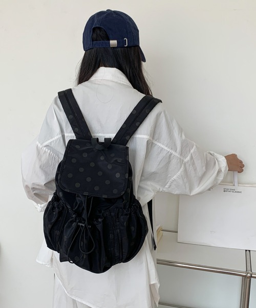 NoBelle デイバック リュック ドット コンパクトミニリュック デイ