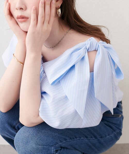 natural couture ブラウス シャツ 「mizukoto」マルチWAYオフショル