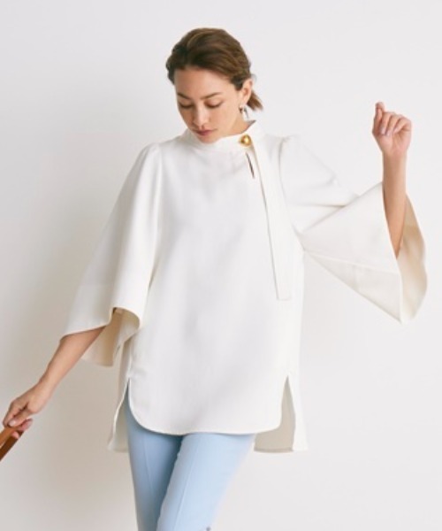 「CELFORD」 7分袖ブラウス ONE SIZE ブラック レディース_画像3