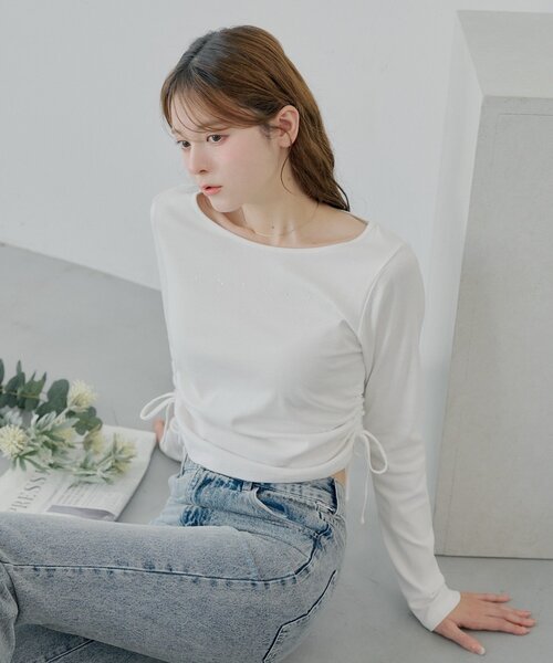 「Chico」 長袖カットソー FREE ピンク レディース_画像7