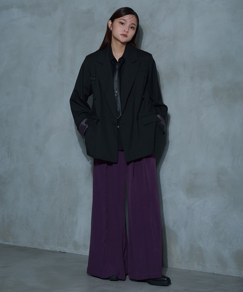「Ellno Loset」 長袖シャツ MEDIUM ブルー メンズ_画像2