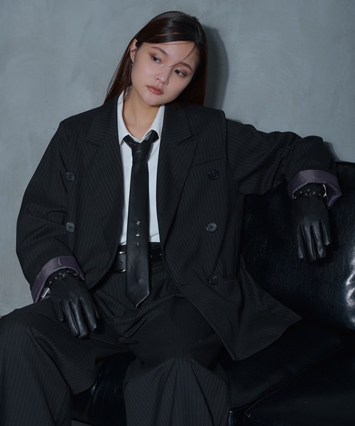 「Ellno Loset」 長袖シャツ MEDIUM ブルー メンズ_画像4