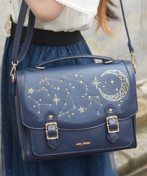 axes femme（アクシーズ ファム） ショルダーバッグ バッグ 月星箔押し
