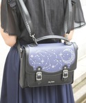 ショルダーバッグ バッグ 月星箔押しフラップサ...の詳細画像2