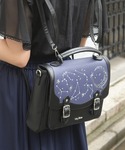 ショルダーバッグ バッグ 月星箔押しフラップサ...の詳細画像3