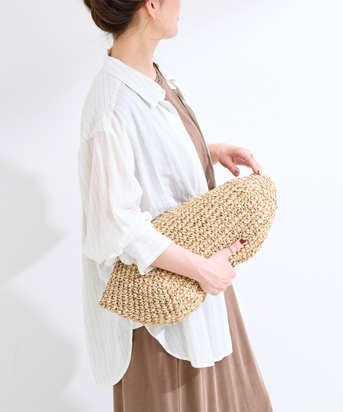 B.C STOCK（ベーセーストック） リネンシャツ ブラウス シャツ 手洗い