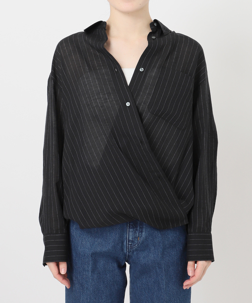B.C STOCK（ベーセーストック） リネンシャツ ブラウス シャツ 手洗い