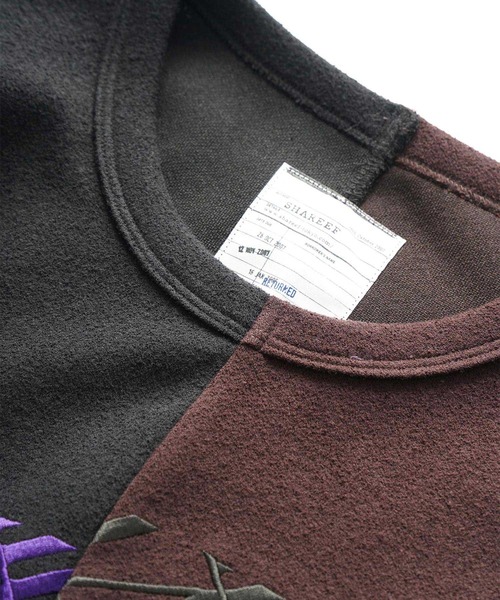 「SHAREEF」 長袖Tシャツ 2 ミント メンズ_画像4