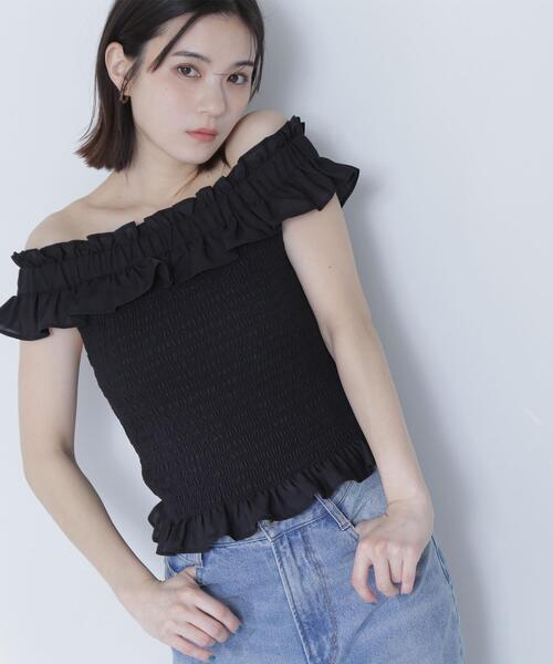 「NATURAL BEAUTY BASIC」 ベアトップ SMALL ホワイト レディース_画像4