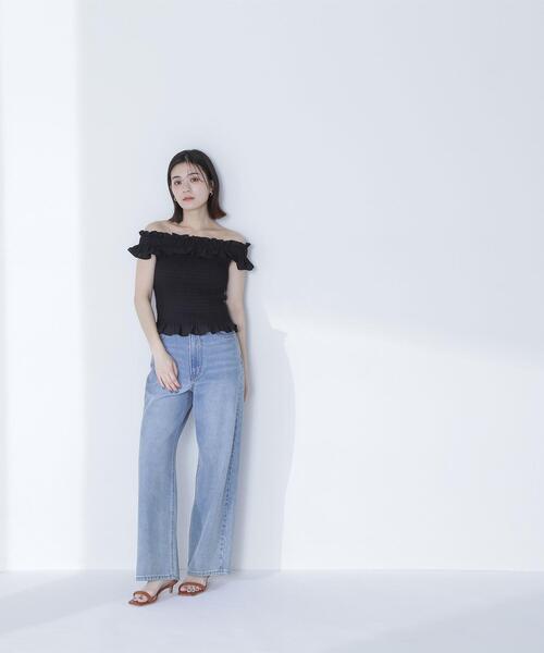 「NATURAL BEAUTY BASIC」 ベアトップ SMALL ホワイト レディース_画像6