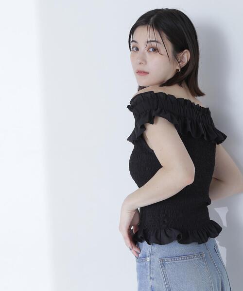 「NATURAL BEAUTY BASIC」 ベアトップ SMALL ホワイト レディース_画像7