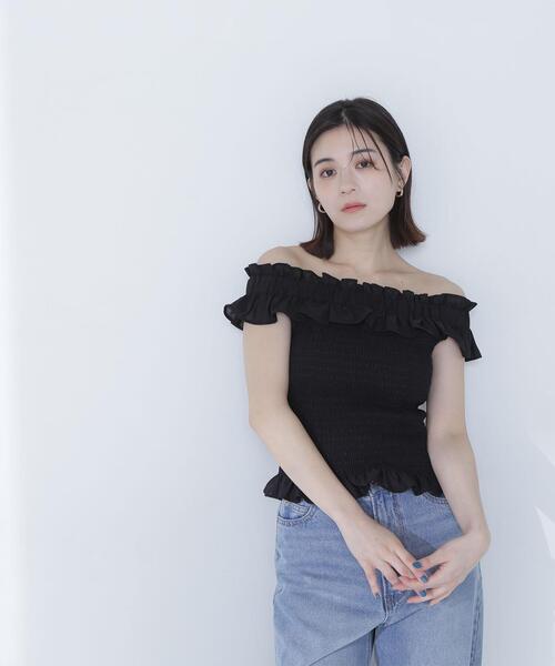 「NATURAL BEAUTY BASIC」 ベアトップ SMALL ホワイト レディース_画像8