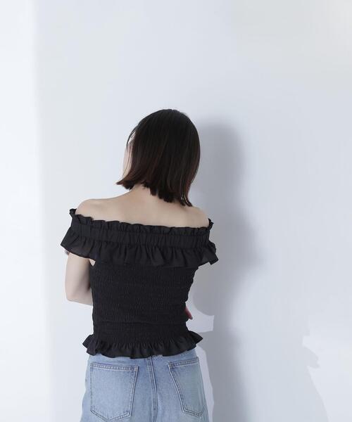 「NATURAL BEAUTY BASIC」 ベアトップ SMALL ホワイト レディース_画像10