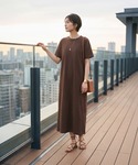 ワンピース 半袖 「DELI by」ゆるシルエ...の詳細画像1