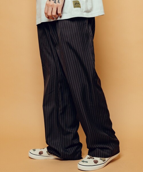 「Subciety」 スラックス X-SMALL ブラック メンズ_画像6