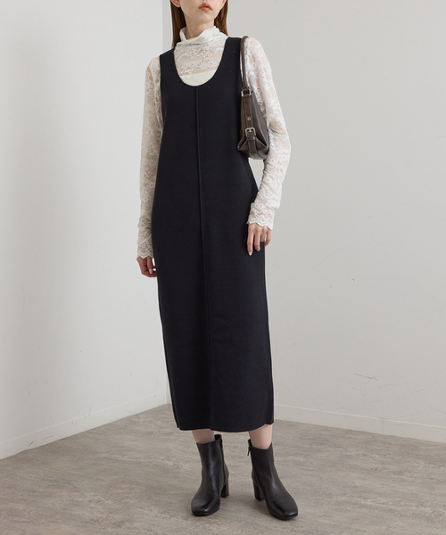 ワンピース 2WAYニットロングワンピース