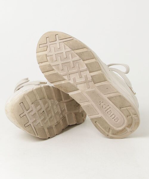 「+diana」 ローカットスニーカー 23cm ベージュ レディース_画像3