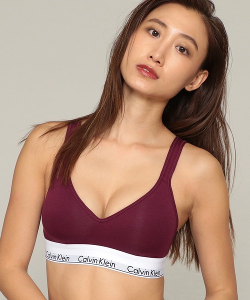 カルバンクライン スクープバックライトリーラインドブラレット 新品 タグ付き Calvin Klein Underwear ブラジャー Icon Cotton Modal - スクープ