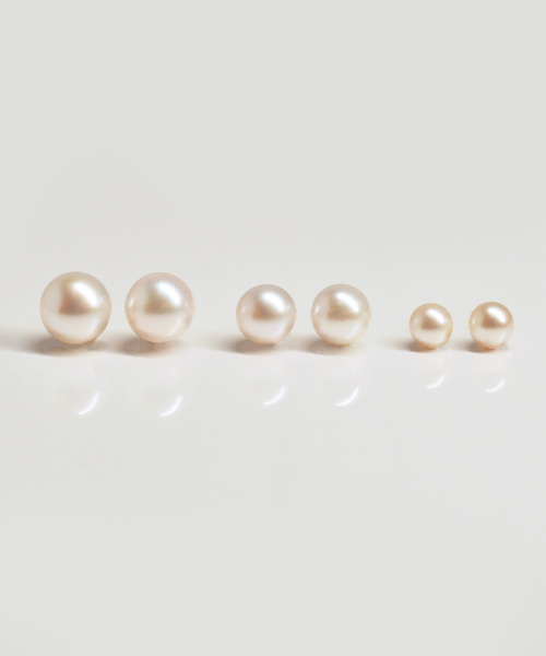 TAKE-UP ピアス パールワンポイントピアス「 6mm」 ( YG