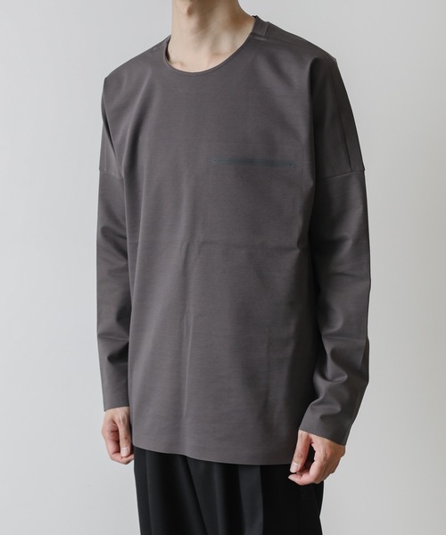 ATTACHMENT tシャツ Tシャツ PONTE JERSEY TECHNICAL LOOSE-FIT T