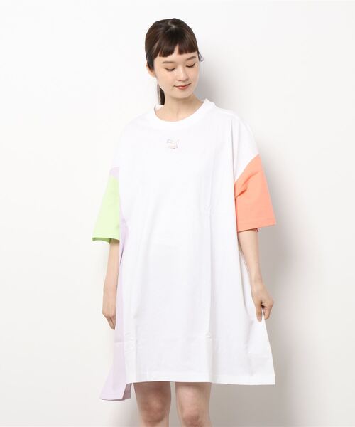 ワンピース Puma プーマ ウィメンズ Mis Tシャツ ドレス Zozotown Yahoo 店 通販 Yahoo ショッピング