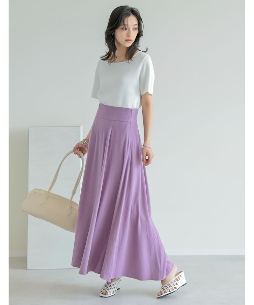 Re:EDIT（リエディ） ロング スカート 「新色追加」「低身長サイズ有