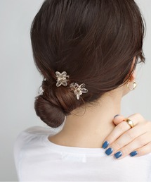 ヘアアクセサリー Lem ANEMONE ヘアクリップ フランス製オーロラミニバンス : ZOZOTOWN