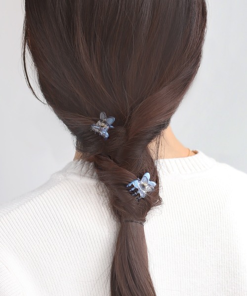 ヘアアクセサリー Lem ANEMONE ヘアクリップ フランス製オーロラミニバンス : ZOZOTOWN