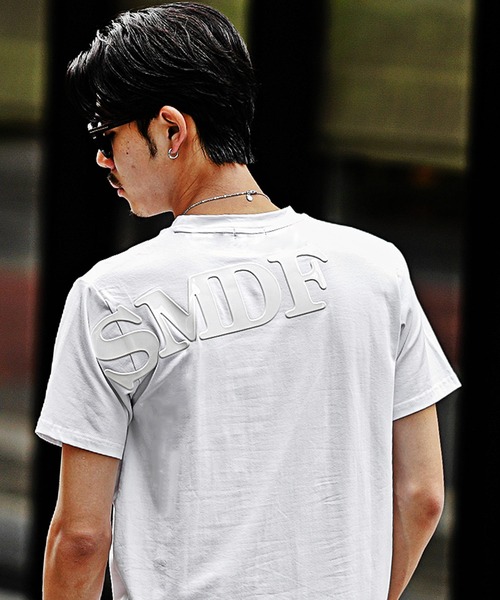 SOMEDIFF tシャツ ベア天3Dプリント半袖Tシャツ メンズ ロゴプリント 