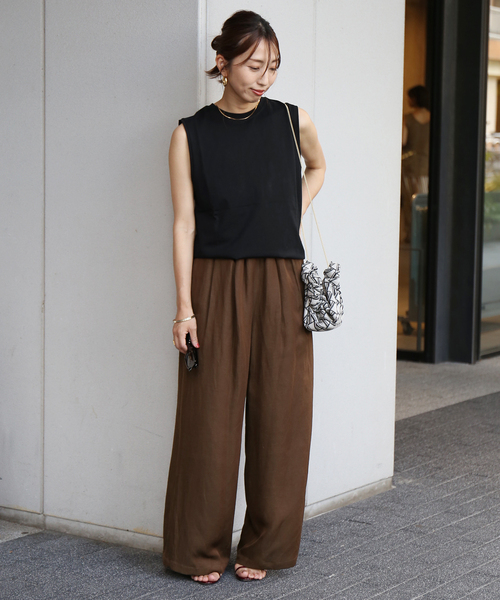 ヴェルメイユ  【NINETY PERCENT/ナインティパーセント 】VEST VERMEIL par iena tシャツ Tシャツ 「NINETY PERCENT/ナインティ