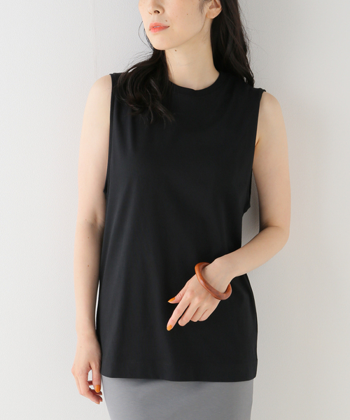 ヴェルメイユ  【NINETY PERCENT/ナインティパーセント 】VEST VERMEIL par iena tシャツ Tシャツ 「NINETY PERCENT/ナインティ