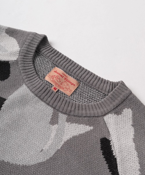 ニット セーター 「81」アニマルデザイン ダブルジャガード アソート