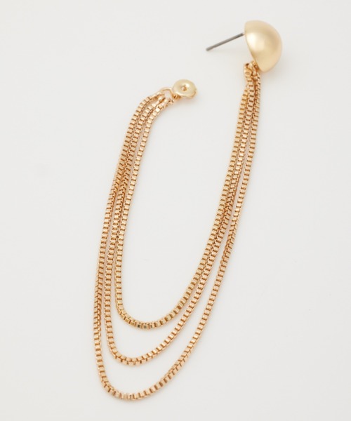 SLY ピアス TRIPLE CHAIN P/EARRING トリプル チェーン