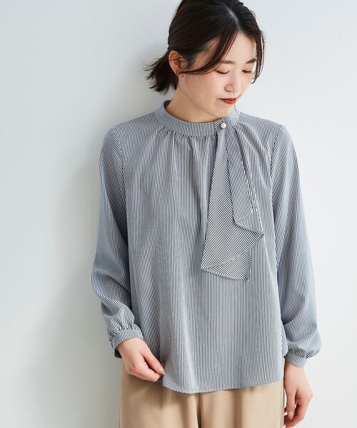 le.coeur blanc（ルクールブラン） ブラウス シャツ ジョーゼット