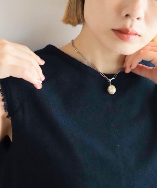 rapiecage（ラピエサージュ） ネックレス 1TOPガラスパールネックレス2