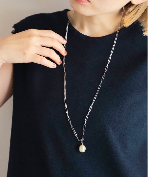 rapiecage（ラピエサージュ） ネックレス 1TOPガラスパールネックレス2