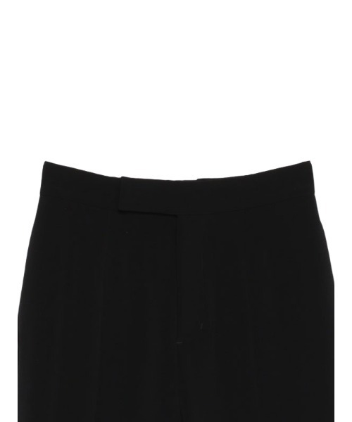 美品 anuans ダブルストレッチスリットフレアパンツ S ブラック 完売品 ダブルストレッチスリットフレアパンツ（スラックス）｜anuans