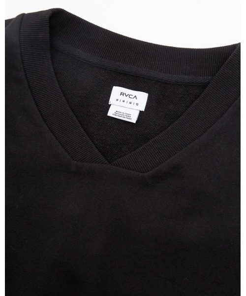 RVCA トレーナー スウェット レディース V NECK SWEAT TOP