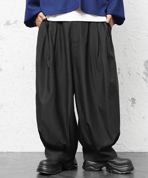 バルーンパンツ MinoriTY パンツ 「MinoriTY」スーパーワイドタックバルーン