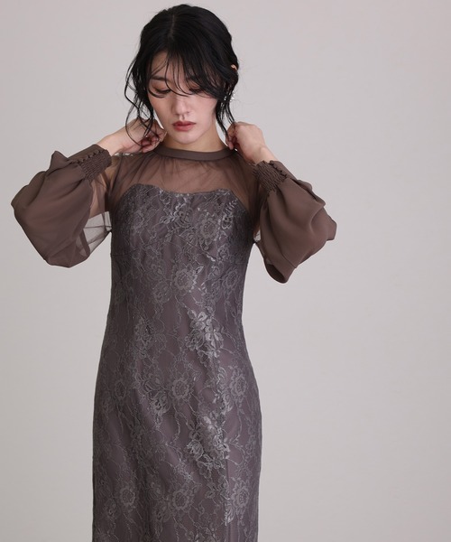 ★試着のみ極美品★atlo ブラック パーティードレス atlo（アトロ） ドレス 2wayトップスパーティードレスセレモニー同窓会