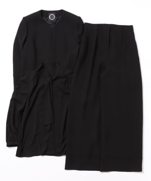 form forma セットアップ 「喪服・礼服」ボウタイブラウス付き
