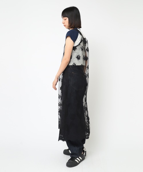 H1266-140◾️ディーゼル　ノースリーブワンピース　コットンシアーレース H1266-140◾️ディーゼル ノースリーブワンピース コットン