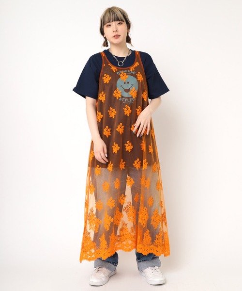 RNA ワンピース D1649 シアーレースタンクワンピ : ZOZOTOWN
